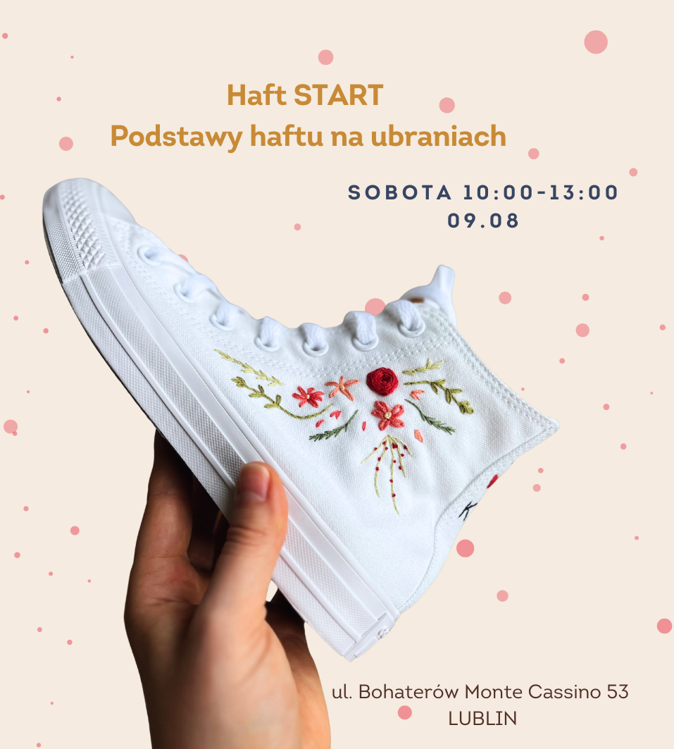 Zestaw do haftu Podstawy haftu na ubraniu