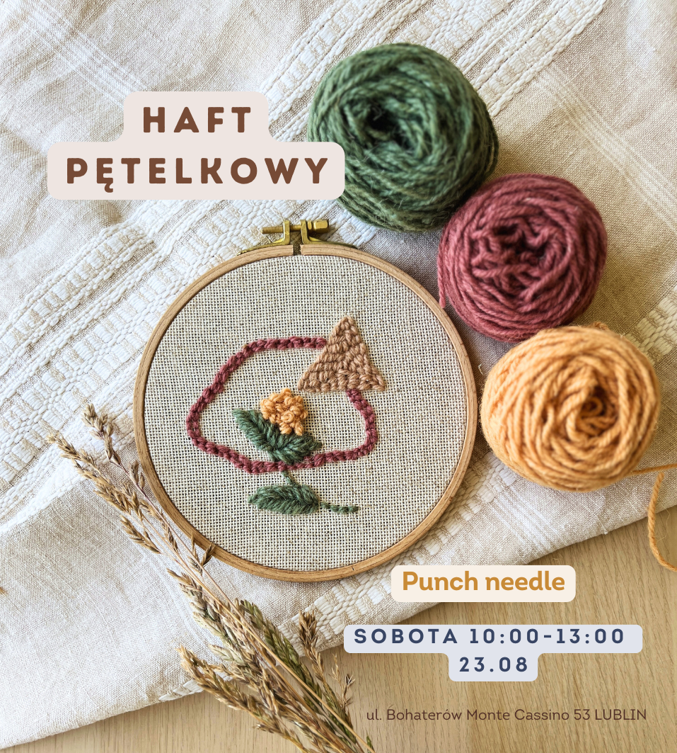 Zestaw do haftu Punch needle (haft pętelkowy)